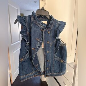 Sezane Denim Vest NWT